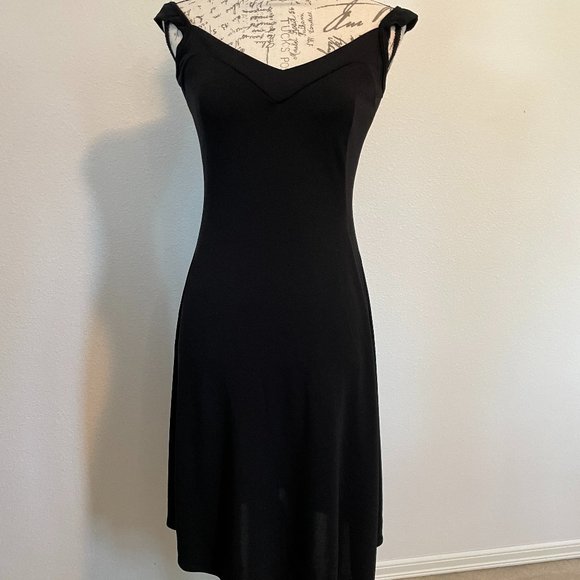 Asymmetrical Little Black Dress - Picture 1 of 11